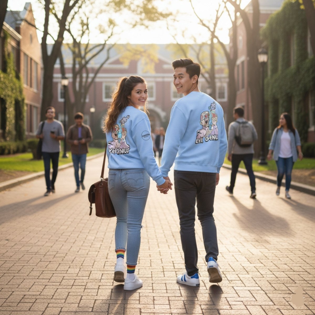 Evil Genius Classic Unisex Sweatshirt - Chinchilla Choons